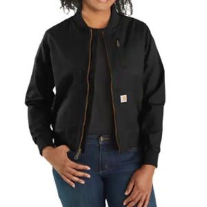 Carhartt Black Crawford Bomber Jacket Size S